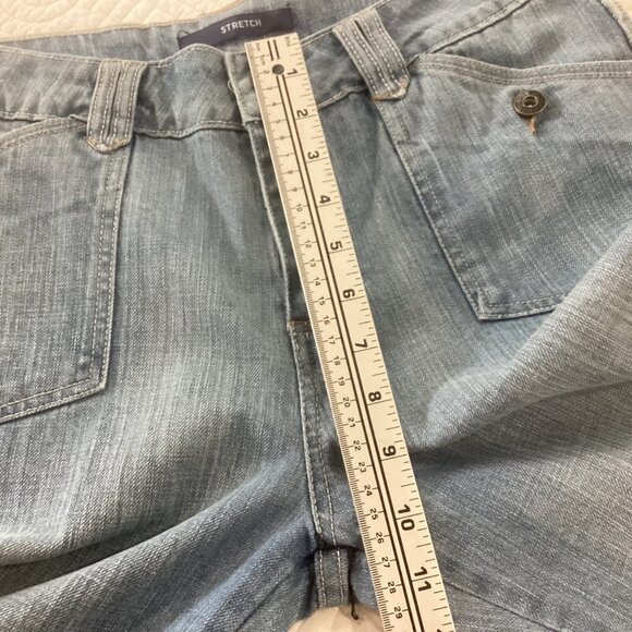 Vintage Bill Blass Casual Roll-Cuff Denim Shorts Size 8 - Picture 8 of 11